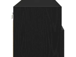 Online vidaXL Wand-TV-Schrank 2 Stk Schwarz Eichen-Optik 100x30x30cm 862193 Eiche Schwarz