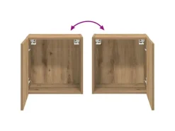 vidaXL Wand-TV-Schrank Artisan-Eiche 40,5x30x40cm Holzwerkstoff 882935