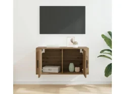 vidaXL Wand-TV-Schrank Eiche Handwerklich 80 x 34,5 x 40 cm 881151