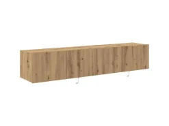 vidaXL Wand-TV-Schrank Eiche Handwerklich 80 x 35 x 31 cm Holzwerkstoff 863107