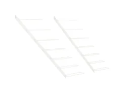 Sale vidaXL Wand-Weinregale für 7 Flaschen 2 Stk. Weiß Metall