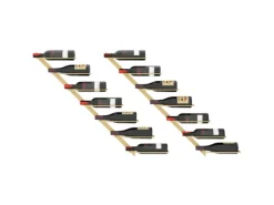 Outlet vidaXL Wand-Weinregale für 7 Flaschen 2 Stk. Golden Metall