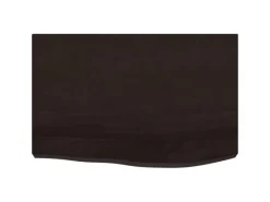 Hot vidaXL Waschtischplatte Dunkelgrau 60x50x4 cm Massivholz Behandelt