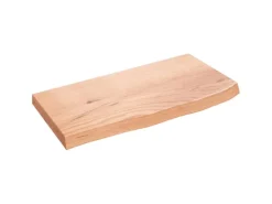 vidaXL Waschtischplatte Hellbraun 60x30x4 cm Massivholz Behandelt