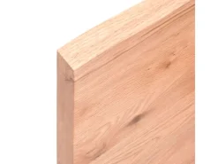 vidaXL Waschtischplatte Hellbraun 60x30x4 cm Massivholz Behandelt