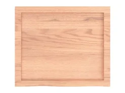 Clearance vidaXL Waschtischplatte Hellbraun 60x50x4 cm Massivholz Behandelt