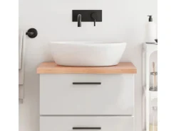 Clearance vidaXL Waschtischplatte Hellbraun 60x50x4 cm Massivholz Behandelt