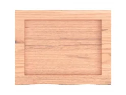 New vidaXL Waschtischplatte Hellbraun 40x30x4 cm Massivholz Behandelt