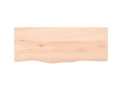vidaXL Waschtischplatte 100x40x6 cm Massivholz Unbehandelt
