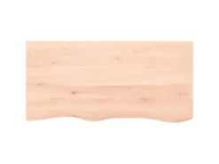 vidaXL Waschtischplatte 100x50x4 cm Massivholz Unbehandelt