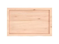 Outlet vidaXL Waschtischplatte 80x50x4 cm Massivholz Unbehandelt