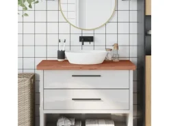 Clearance vidaXL Waschtischplatte 100x60x4 cm Massivholz Buche