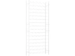 New vidaXL Weinregal für 96 Flaschen Weiß Metall