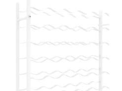 New vidaXL Weinregal für 96 Flaschen Weiß Metall