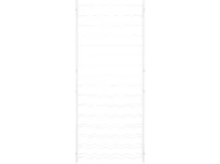 New vidaXL Weinregal für 96 Flaschen Weiß Metall