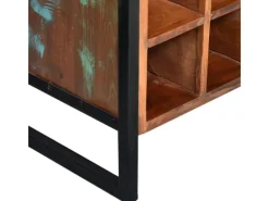 New vidaXL Weinregal für 16 Flaschen aus Massivem Altholz