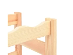 vidaXL Weinregal für 56 Flaschen Kiefernholz