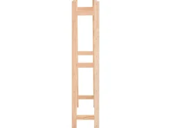 vidaXL Weinregal für 56 Flaschen Kiefernholz