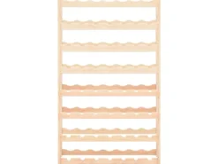 vidaXL Weinregal für 56 Flaschen Kiefernholz