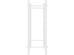 vidaXL Weinregal für 48 Flaschen Weiß Metall