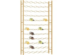 Online vidaXL Weinregal für 72 Flaschen Golden Metall