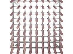 Sale vidaXL Weinregal für 72 Flaschen Braun Massivholz Kiefer