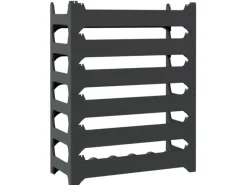 vidaXL Weinregal für 36 Flaschen PP Stapelbar