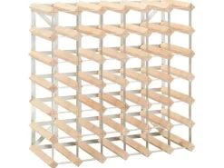 Best vidaXL Weinregal für 42 Flaschen Massivholz Kiefer