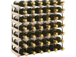 Best vidaXL Weinregal für 42 Flaschen Massivholz Kiefer