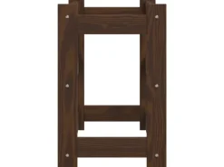 Best vidaXL Weinregal für 12 Flaschen Braun Massivholz Kiefer 43 x 25 x 38 cm