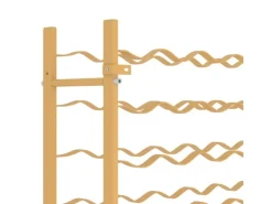 Sale vidaXL Weinregal für 96 Flaschen Golden Metall