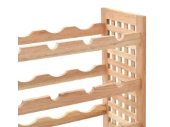 Online vidaXL Weinregal für 25 Flaschen Nussbaumholz Massiv 63x25x73 cm