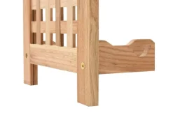 Online vidaXL Weinregal für 25 Flaschen Nussbaumholz Massiv 63x25x73 cm