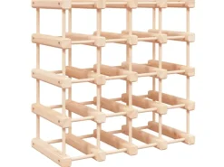 Best vidaXL Weinregal für 20 Flaschen 46,5x23x46,5 cm Massivholz Kiefer