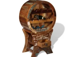 Hot vidaXL Weinregal für 10 Flaschen Altholz Massiv