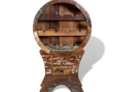 Hot vidaXL Weinregal für 10 Flaschen Altholz Massiv