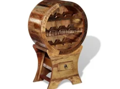 Hot vidaXL Weinregal für 10 Flaschen Altholz Massiv