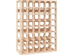 vidaXL Weinregal 70x33x94 cm Massivholz Kiefer