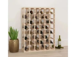 vidaXL Weinregal 70x33x94 cm Massivholz Kiefer