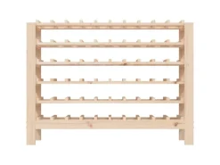 New vidaXL Weinregal 109,5x30x82 cm Massivholz Kiefer