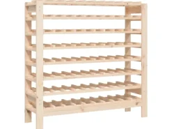 Best vidaXL Weinregal 109,5x30x107,5 cm Massivholz Kiefer