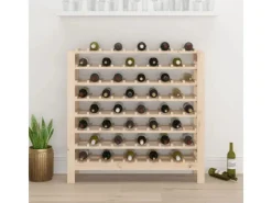 Best vidaXL Weinregal 109,5x30x107,5 cm Massivholz Kiefer