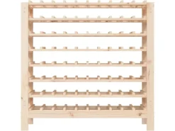 Best vidaXL Weinregal 109,5x30x107,5 cm Massivholz Kiefer