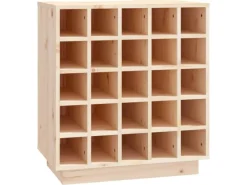 vidaXL Weinregal 55,5x34x61 cm Massivholz Kiefer