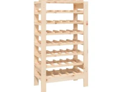 vidaXL Weinregal 61,5x30x107,5 cm Massivholz Kiefer