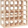 vidaXL Weinregal 58,5x33x60,5 cm Massivholz Kiefer