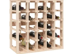 vidaXL Weinregal 58,5x33x60,5 cm Massivholz Kiefer