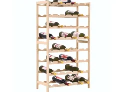 vidaXL Weinregal Zedernholz 57,5 x 28 x 102 cm