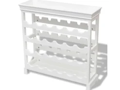 vidaXL Weinschrank Abreu Weiß