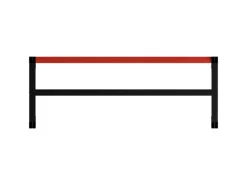 New vidaXL Werkbankgestell Metall 150x57x79 cm Schwarz und Rot